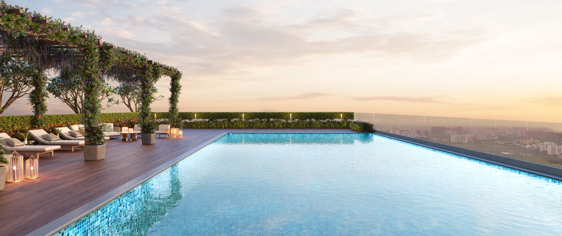 Lodha Altero Wakad Pune Luxury Architecture and Rooftop Infinity Pool